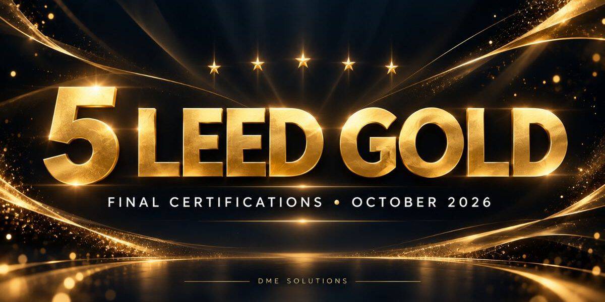 LEED Gold certification projects by DME Solutions
